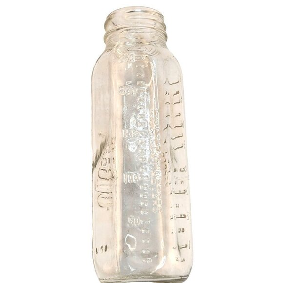 Evenflo Clear Glass Baby Bottle With Measurement Marks - Picture 2 of 8